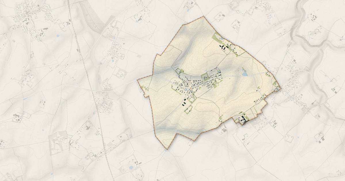 Portrait cartographique de Gonfreville-Caillot : relief, eau, forêts, bâti et voies, calculés à partir des données de l'IGN