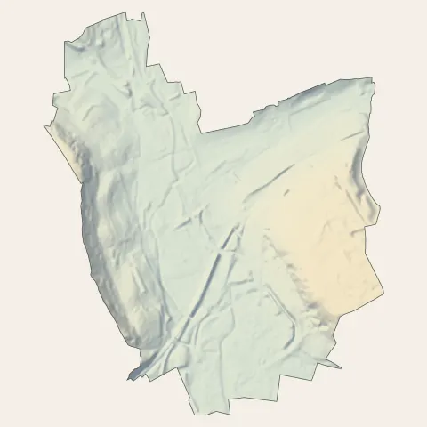 Harfleur : relief