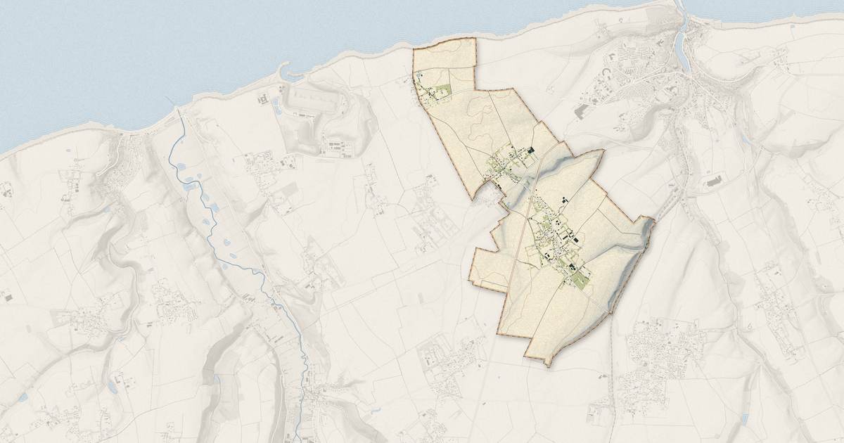 Portrait cartographique de Ingouville : relief, eau, forêts, bâti et voies, calculés à partir des données de l'IGN