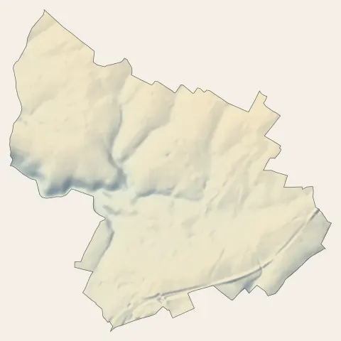 Isneauville : relief