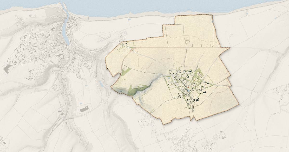 Portrait cartographique de Manneville-ès-Plains : relief, eau, forêts, bâti et voies, calculés à partir des données de l'IGN