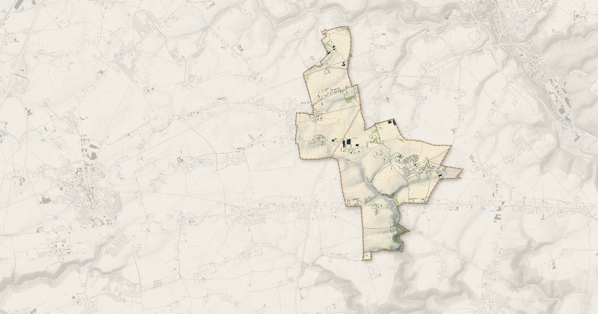 Portrait cartographique de Mélamare : relief, eau, forêts, bâti et voies, calculés à partir des données de l'IGN