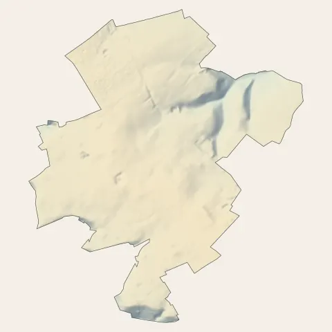 Le Mesnil-Esnard : relief