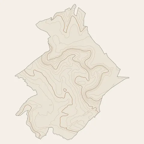 Neufchâtel-en-Bray : courbes de niveau