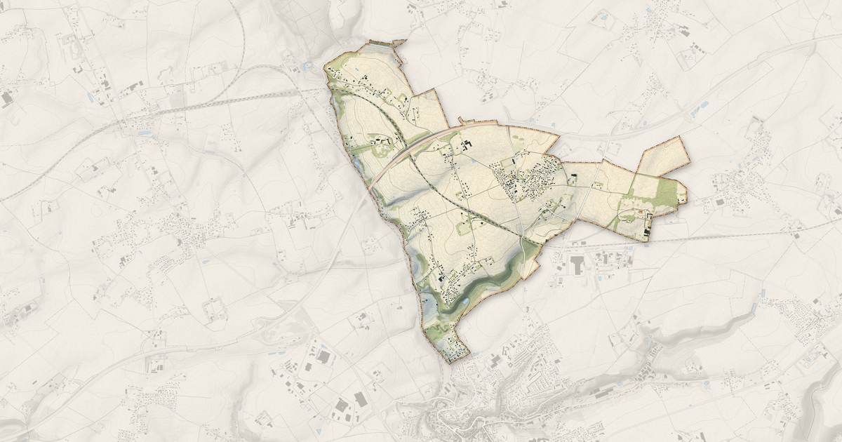 Portrait cartographique de Nointot : relief, eau, forêts, bâti et voies, calculés à partir des données de l'IGN