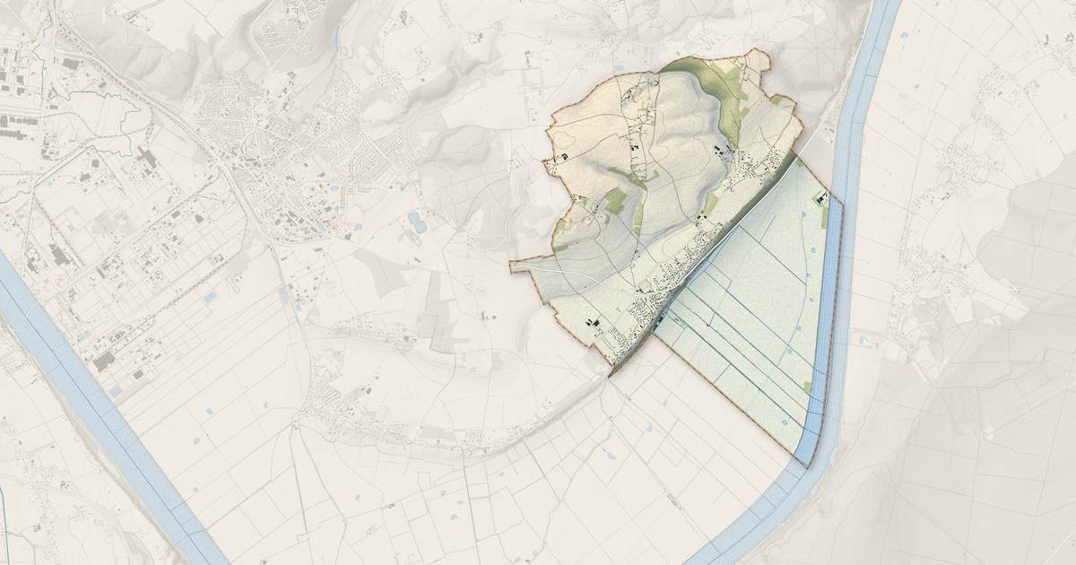 Portrait cartographique de Norville : relief, eau, forêts, bâti et voies, calculés à partir des données de l'IGN