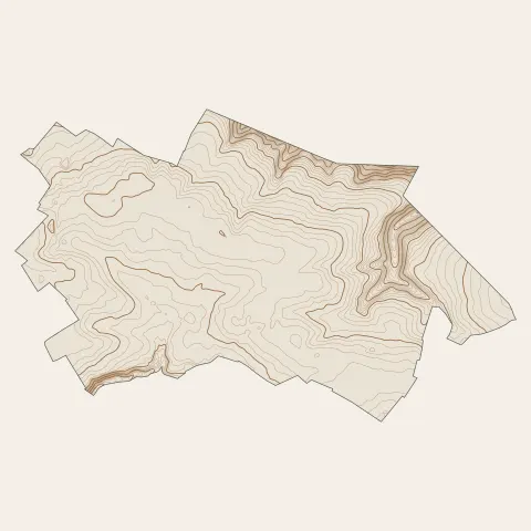 Franqueville-Saint-Pierre : courbes de niveau