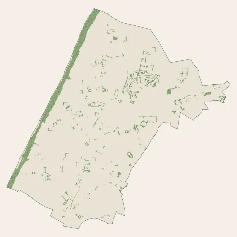 Octeville-sur-Mer : bois, forêts et landes