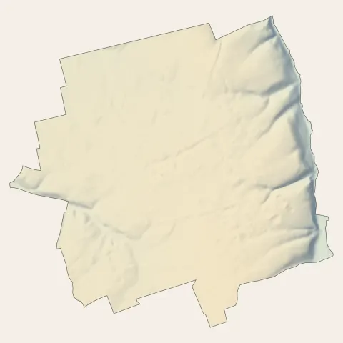 Offranville : relief