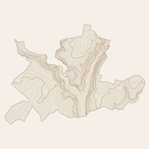 Pavilly : courbes de niveau