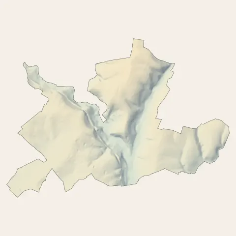 Pavilly : relief