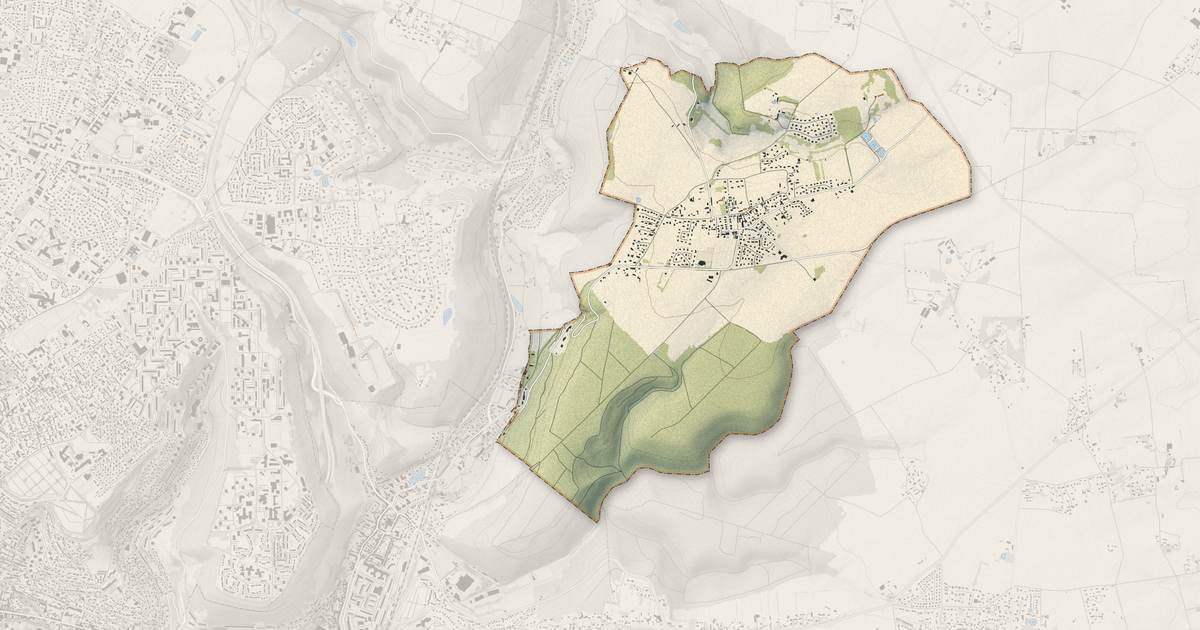 Portrait cartographique de Roncherolles-sur-le-Vivier : relief, eau, forêts, bâti et voies, calculés à partir des données de l'IGN