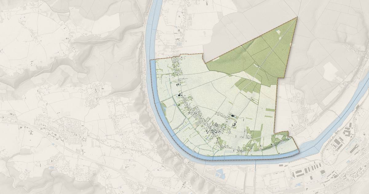 Portrait cartographique de Sahurs : relief, eau, forêts, bâti et voies, calculés à partir des données de l'IGN