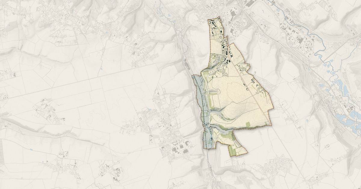 Portrait cartographique de Saint-Aubin-sur-Scie : relief, eau, forêts, bâti et voies, calculés à partir des données de l'IGN