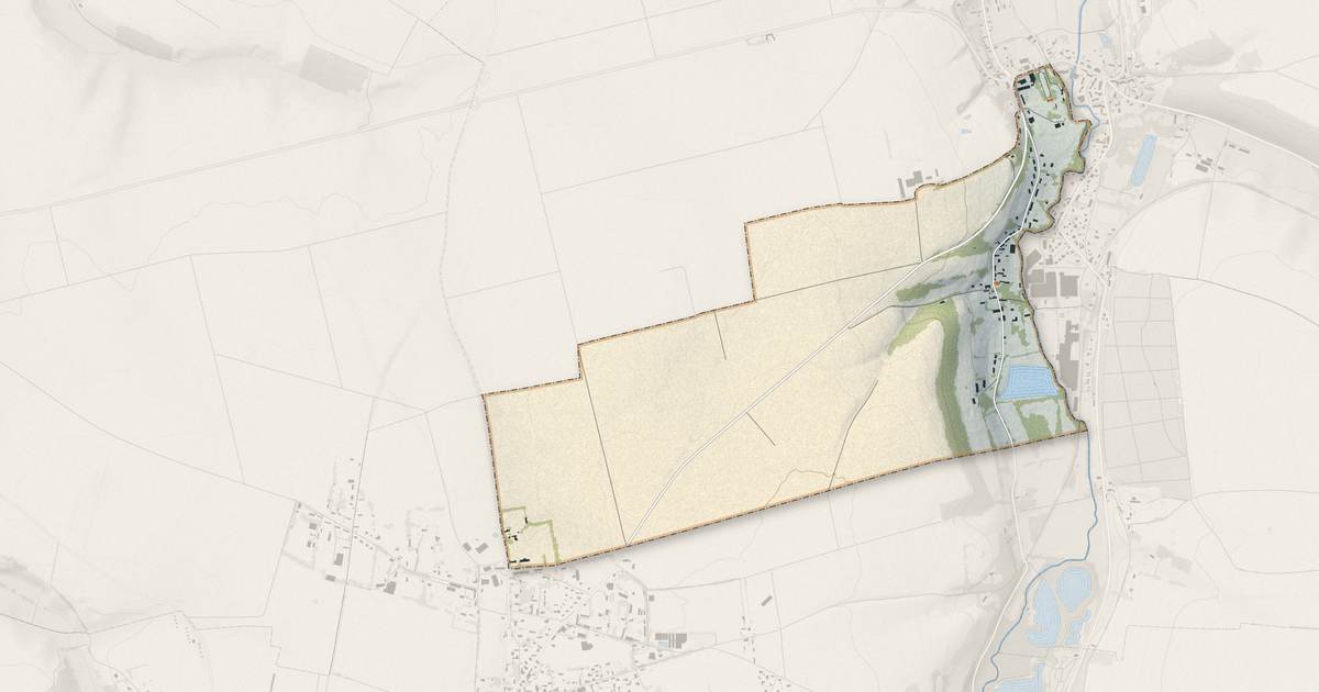 Portrait cartographique de Saint-Denis-d'Aclon : relief, eau, forêts, bâti et voies, calculés à partir des données de l'IGN