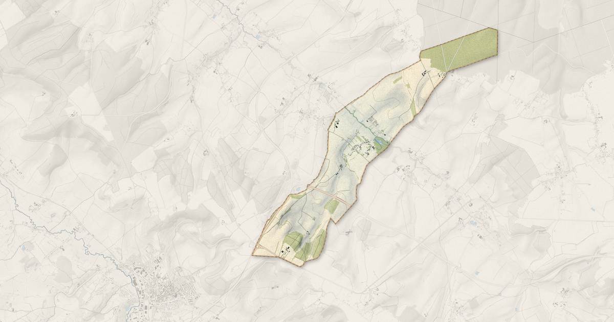 Portrait cartographique de Saint-Germain-sur-Eaulne : relief, eau, forêts, bâti et voies, calculés à partir des données de l'IGN