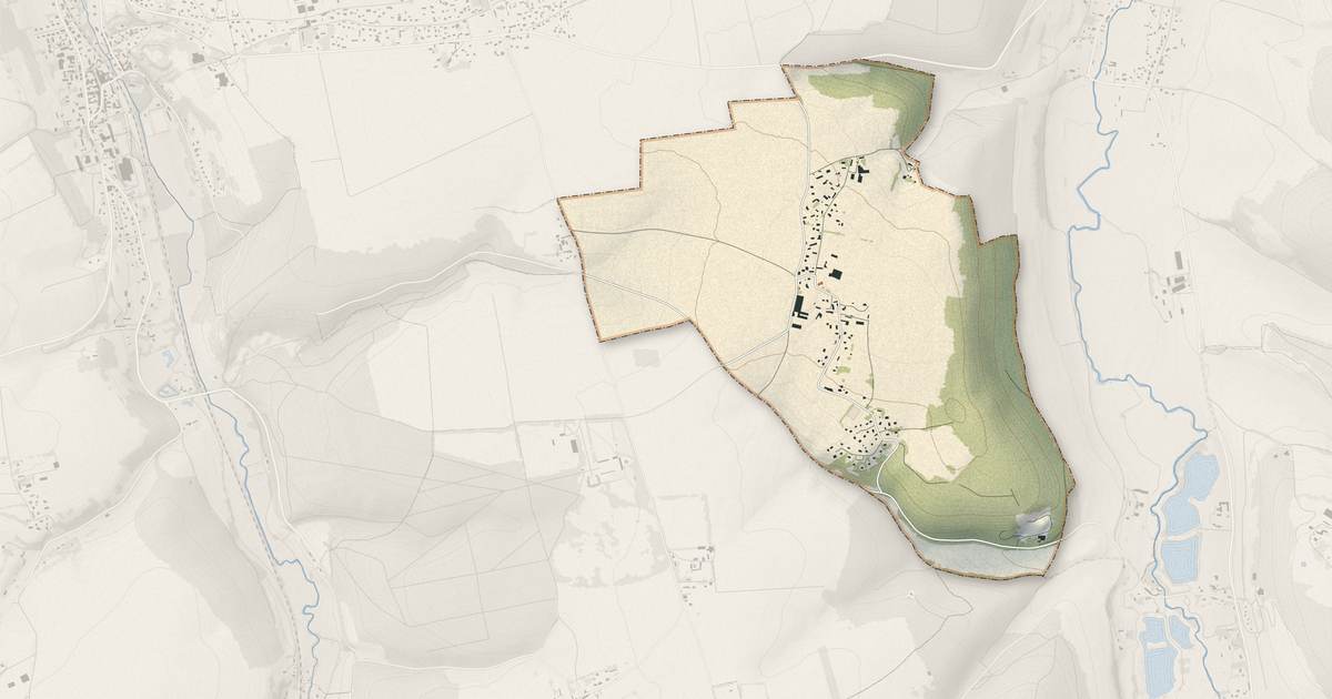 Portrait cartographique de Saint-Honoré : relief, eau, forêts, bâti et voies, calculés à partir des données de l'IGN