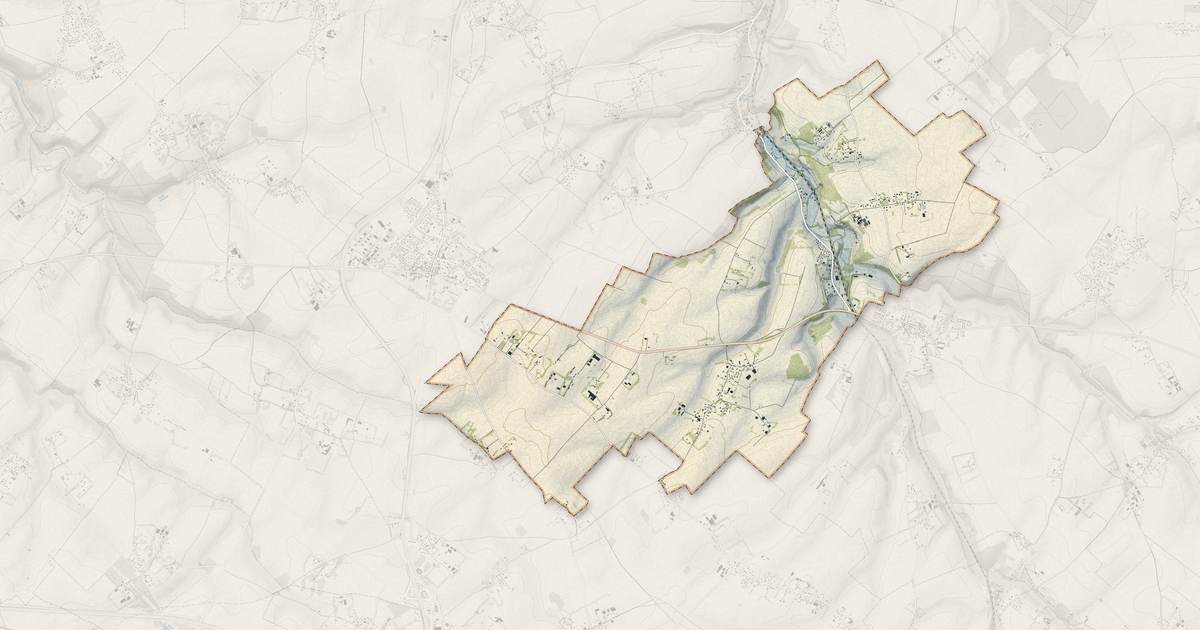 Portrait cartographique de Saint-Maclou-de-Folleville : relief, eau, forêts, bâti et voies, calculés à partir des données de l'IGN