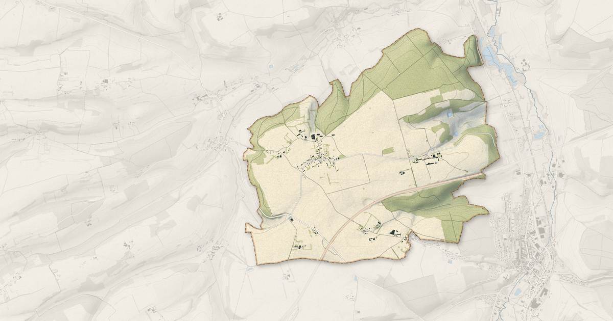 Portrait cartographique de Morienne : relief, eau, forêts, bâti et voies, calculés à partir des données de l'IGN