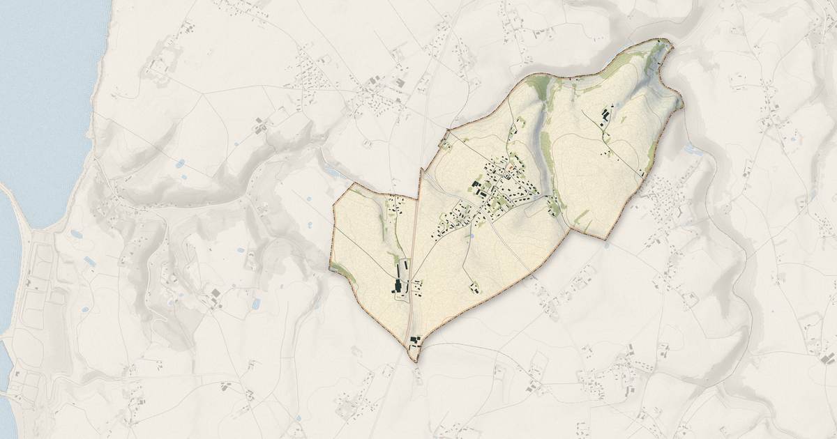 Portrait cartographique de Sainte-Marie-au-Bosc : relief, eau, forêts, bâti et voies, calculés à partir des données de l'IGN