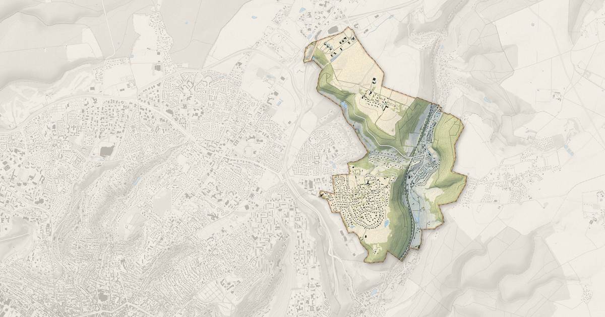 Portrait cartographique de Saint-Martin-du-Vivier : relief, eau, forêts, bâti et voies, calculés à partir des données de l'IGN