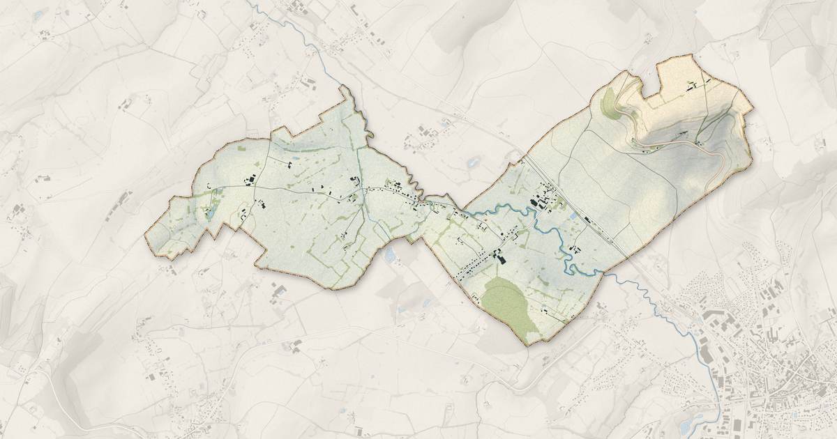 Portrait cartographique de Saint-Martin-l'Hortier : relief, eau, forêts, bâti et voies, calculés à partir des données de l'IGN