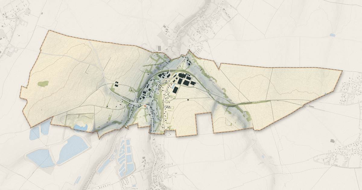 Portrait cartographique de Saint-Pierre-le-Viger : relief, eau, forêts, bâti et voies, calculés à partir des données de l'IGN