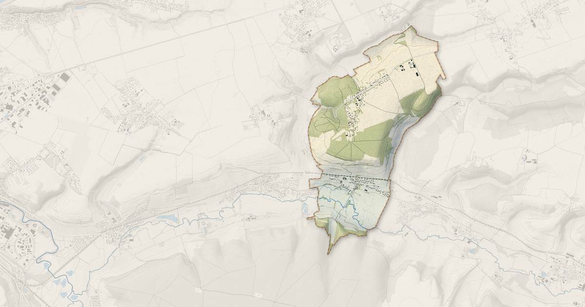 Portrait cartographique de Sauchay : relief, eau, forêts, bâti et voies, calculés à partir des données de l'IGN