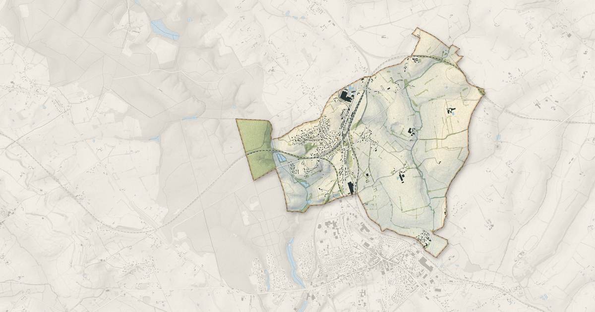 Portrait cartographique de Serqueux : relief, eau, forêts, bâti et voies, calculés à partir des données de l'IGN