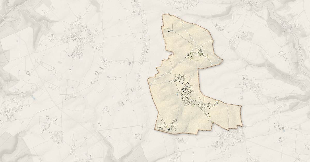 Portrait cartographique de Servaville-Salmonville : relief, eau, forêts, bâti et voies, calculés à partir des données de l'IGN