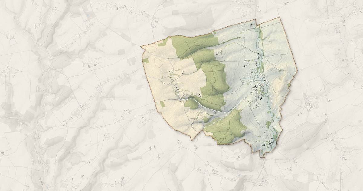 Portrait cartographique de Sigy-en-Bray : relief, eau, forêts, bâti et voies, calculés à partir des données de l'IGN