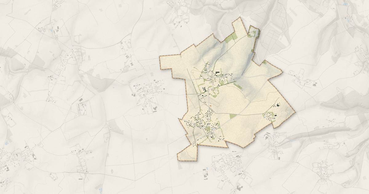 Portrait cartographique de Le Torp-Mesnil : relief, eau, forêts, bâti et voies, calculés à partir des données de l'IGN