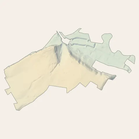 Le Tréport : relief