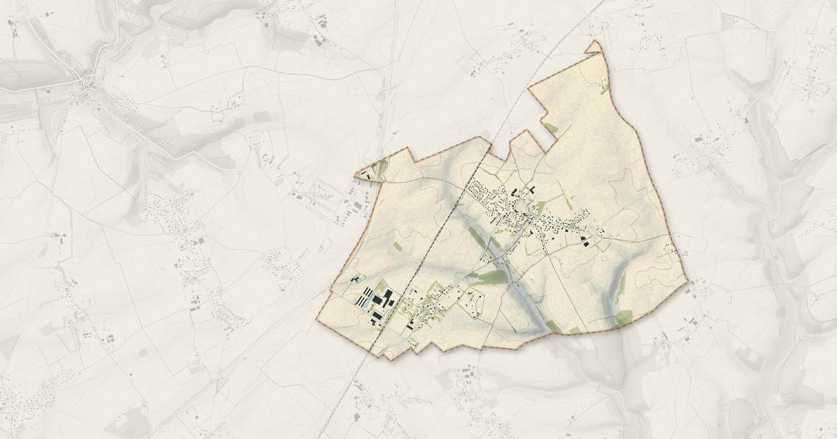 Portrait cartographique de Vieux-Manoir : relief, eau, forêts, bâti et voies, calculés à partir des données de l'IGN