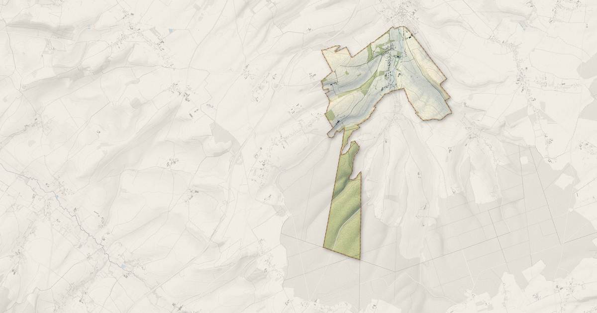 Portrait cartographique de Villers-sous-Foucarmont : relief, eau, forêts, bâti et voies, calculés à partir des données de l'IGN
