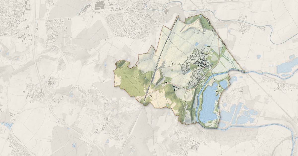 Portrait cartographique de Annet-sur-Marne : relief, eau, forêts, bâti et voies, calculés à partir des données de l'IGN