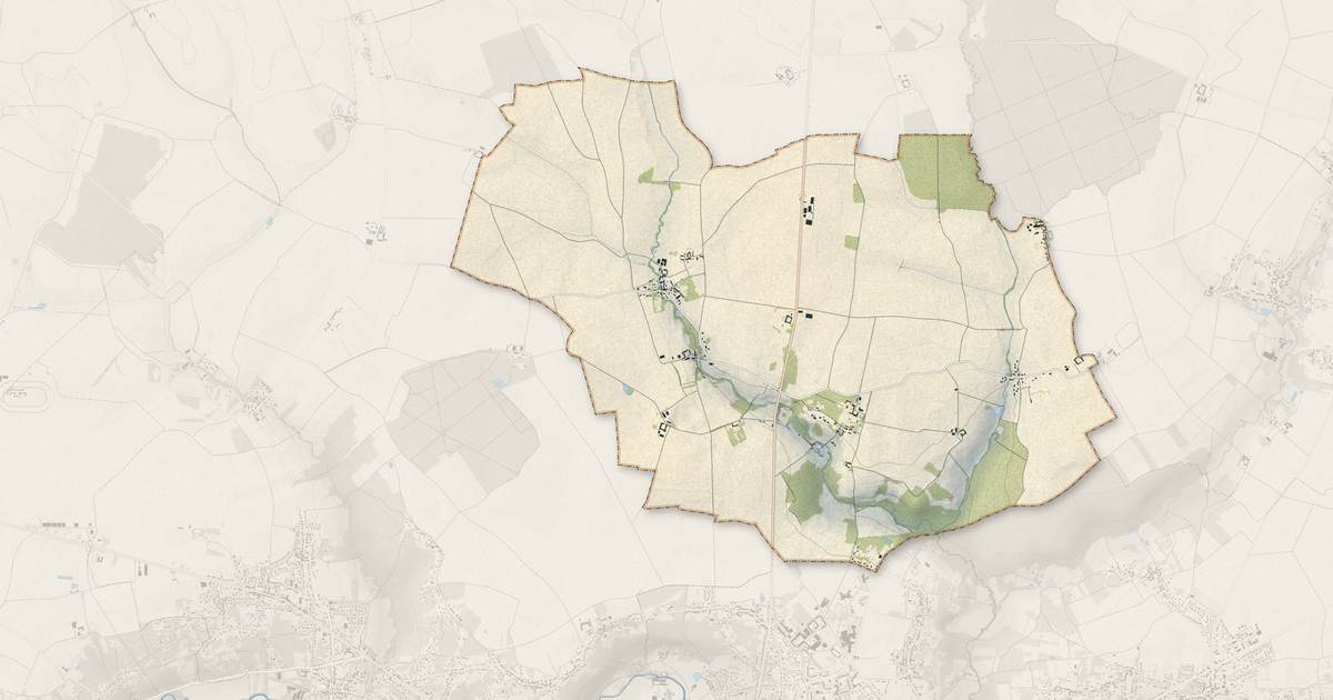 Portrait cartographique de Aulnoy : relief, eau, forêts, bâti et voies, calculés à partir des données de l'IGN