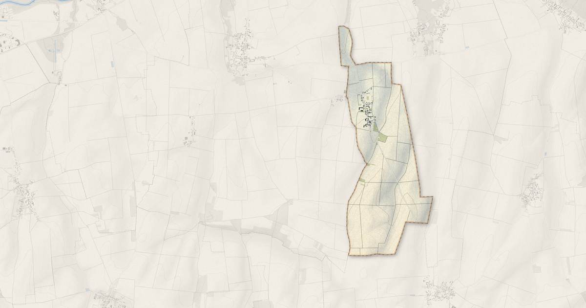 Portrait cartographique de Baby : relief, eau, forêts, bâti et voies, calculés à partir des données de l'IGN
