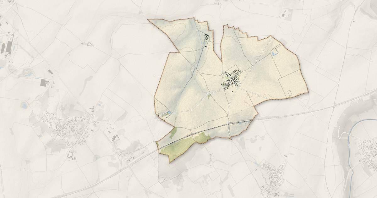 Portrait cartographique de Barcy : relief, eau, forêts, bâti et voies, calculés à partir des données de l'IGN
