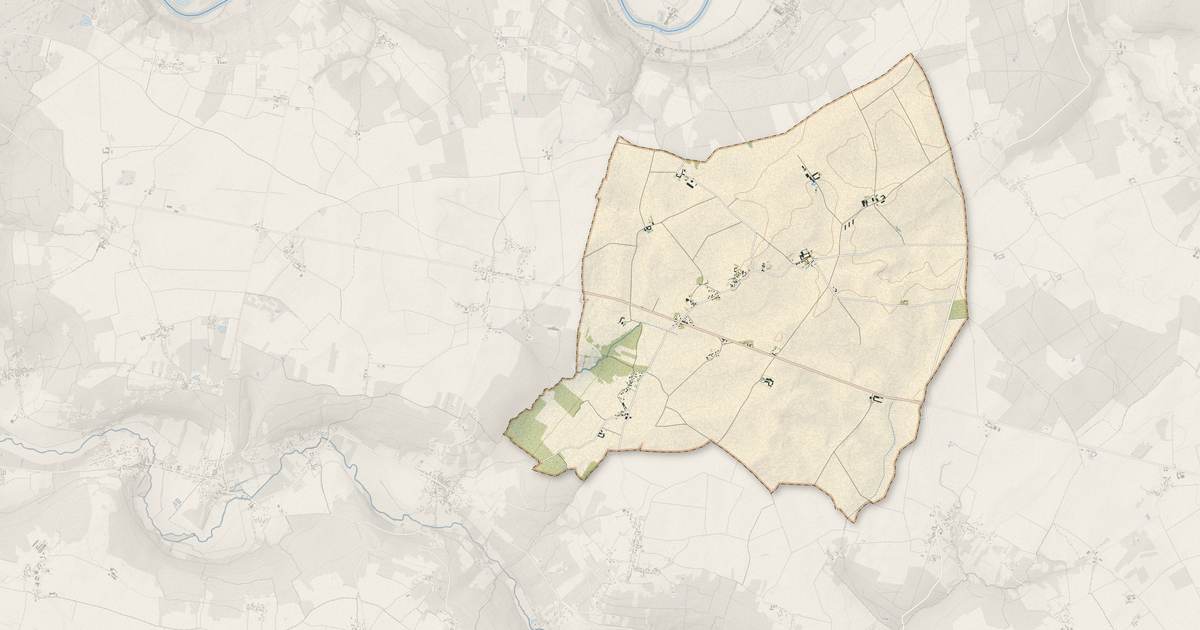 Portrait cartographique de Bassevelle : relief, eau, forêts, bâti et voies, calculés à partir des données de l'IGN