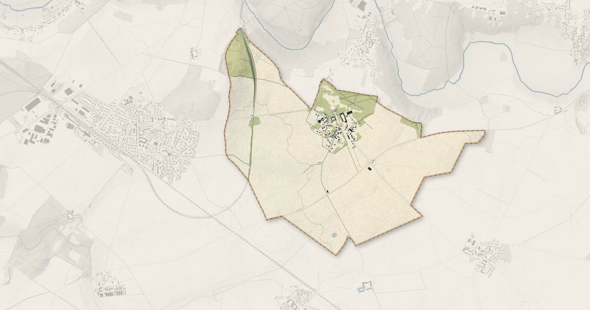 Portrait cartographique de Beauvoir : relief, eau, forêts, bâti et voies, calculés à partir des données de l'IGN
