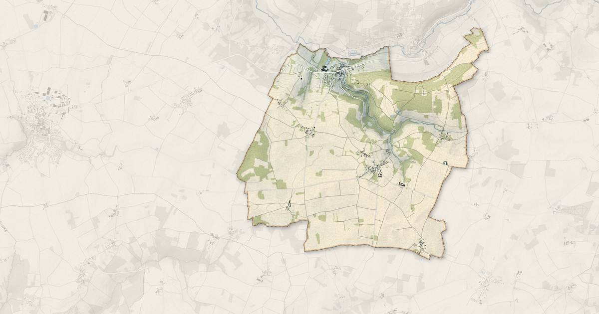 Portrait cartographique de Bellot : relief, eau, forêts, bâti et voies, calculés à partir des données de l'IGN