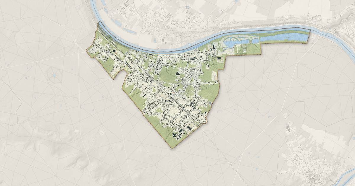 Portrait cartographique de Bois-le-Roi : relief, eau, forêts, bâti et voies, calculés à partir des données de l'IGN