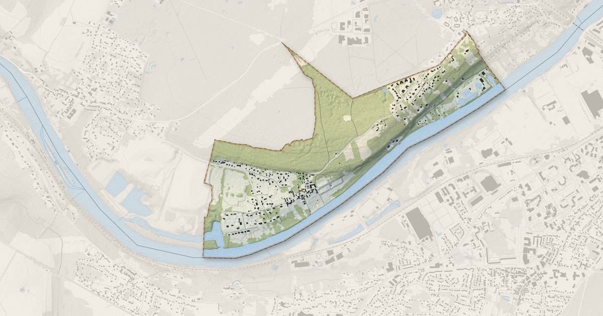 Portrait cartographique de Boissettes : relief, eau, forêts, bâti et voies, calculés à partir des données de l'IGN