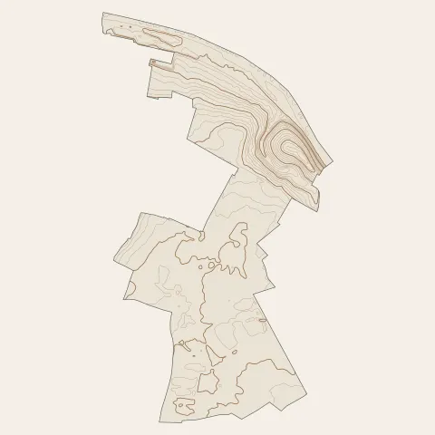 Boissise-le-Roi : courbes de niveau