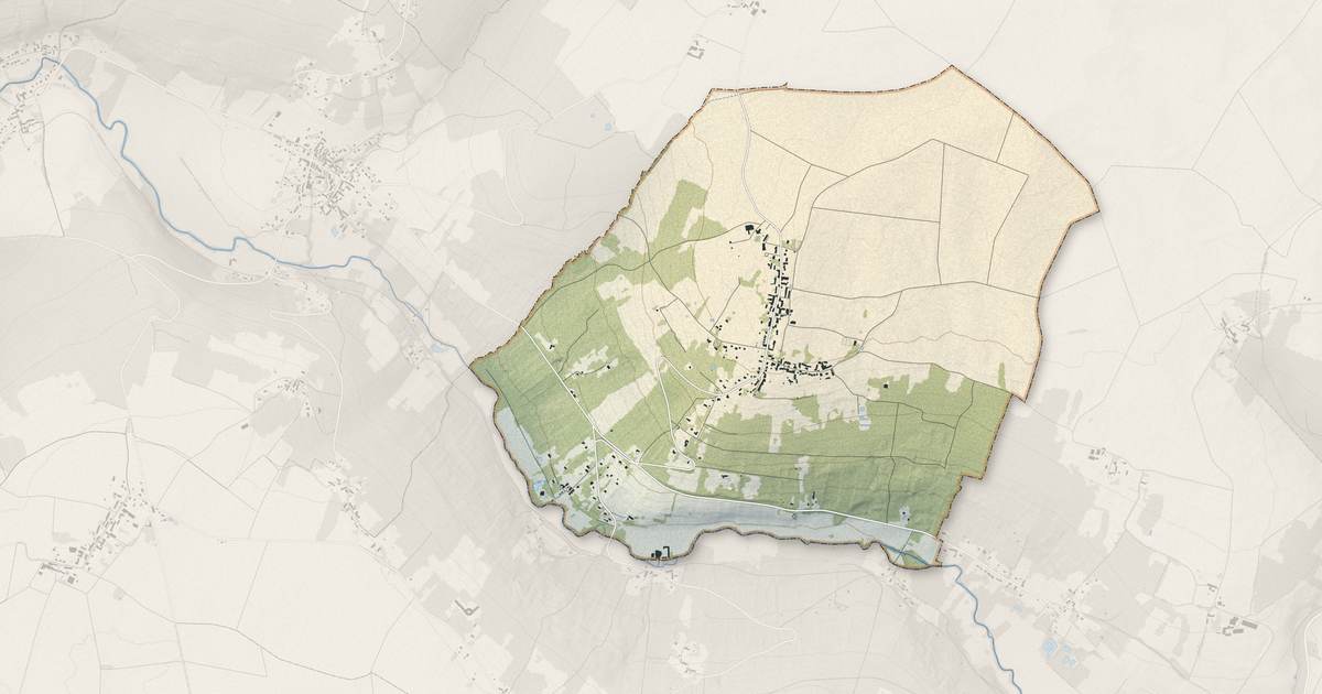 Portrait cartographique de Boitron : relief, eau, forêts, bâti et voies, calculés à partir des données de l'IGN