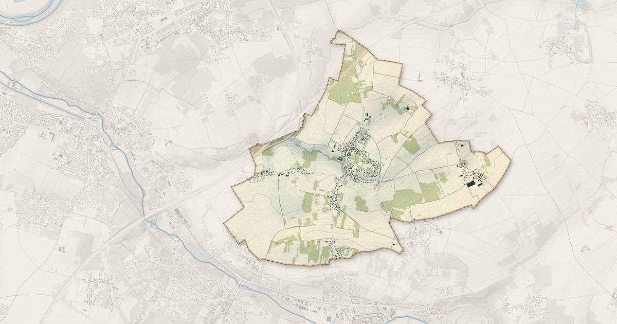 Portrait cartographique de Bouleurs : relief, eau, forêts, bâti et voies, calculés à partir des données de l'IGN