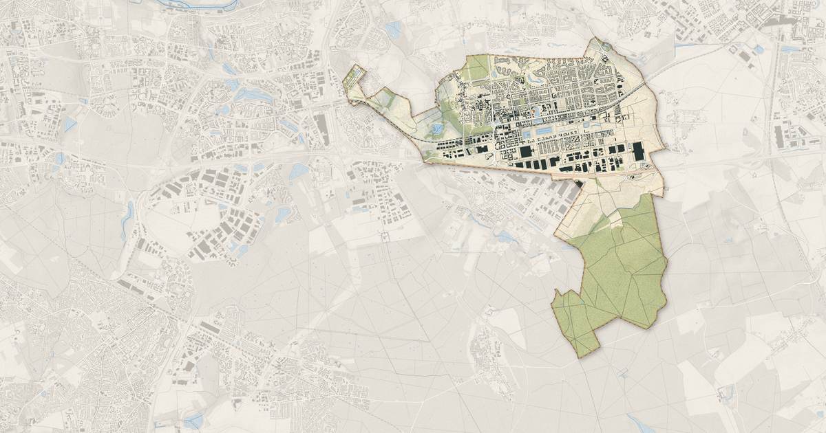 Portrait cartographique de Bussy-Saint-Georges : relief, eau, forêts, bâti et voies, calculés à partir des données de l'IGN