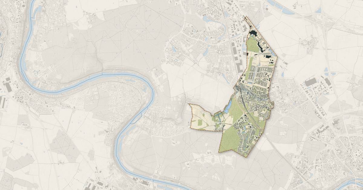 Portrait cartographique de Cesson : relief, eau, forêts, bâti et voies, calculés à partir des données de l'IGN