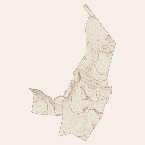 Cesson : courbes de niveau